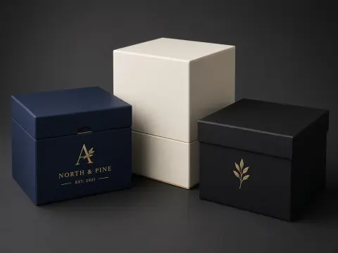 Rigid Boxes packaging photography