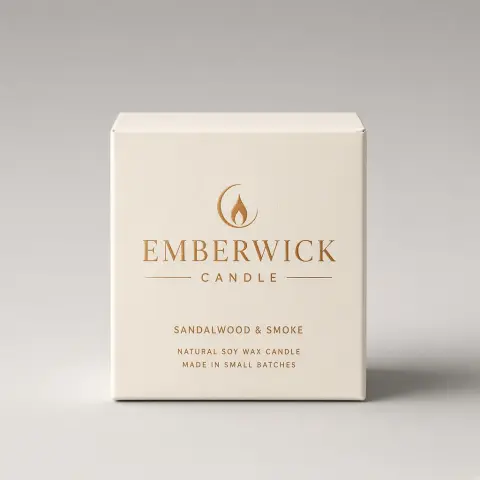Candle Cartons — premium catalog hero photograph