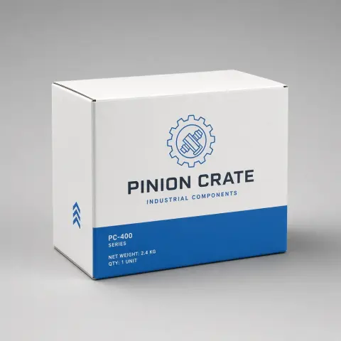 Component Cartons — premium catalog hero photograph