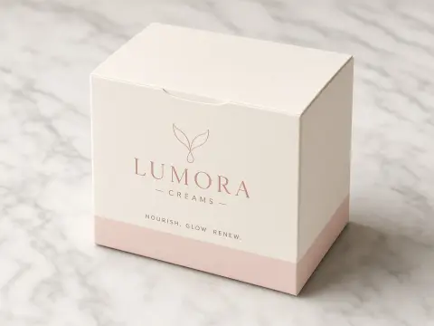 Cream Boxes — premium catalog hero photograph