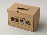 Die-Cut Corrugated Boxes — alternative studio angle showing construction