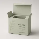Lotion Boxes — opened or functional construction