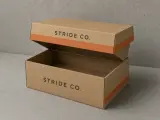 Shoe Boxes — opened or functional construction